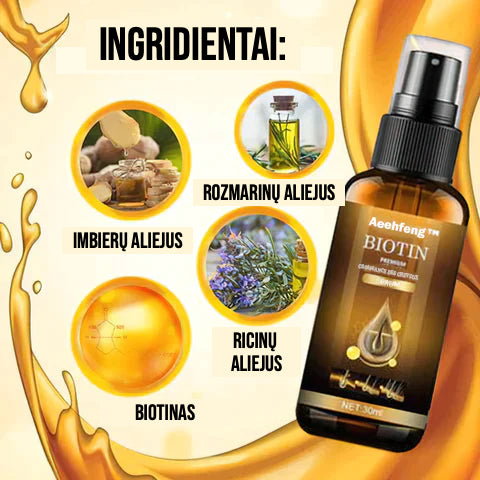 Biotin Premium™ Plaukų Priauginimo Serumas