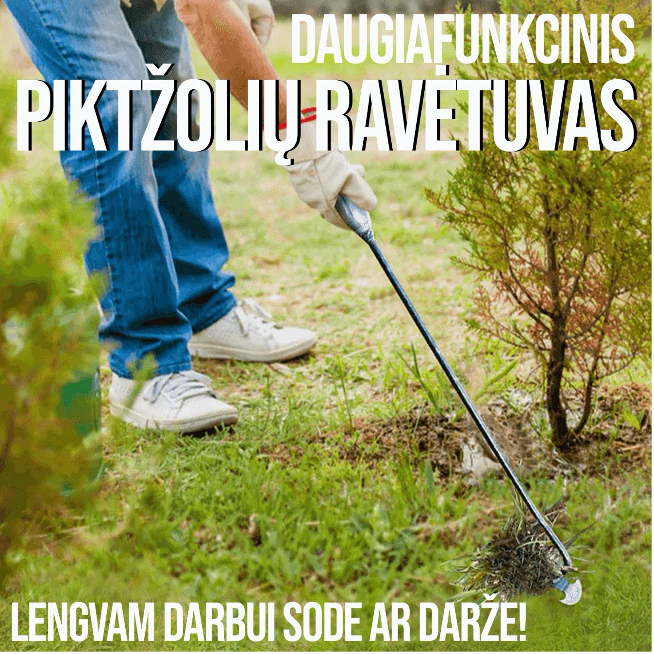 Daugiafunkcinis Piktžolių Kauptukas - Ravėtuvas | Lengvam Darbui Sode Ar Darže