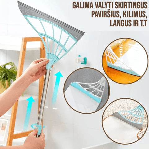 Daugiafunkcinė Magiška Šluota | Atsikratyk Nešvarumų Akimirksniu