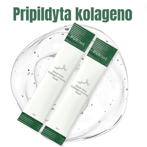 Purime™ Veido Kaukė Su Kolagenu | Spindinti Ir Stangri Veido Oda