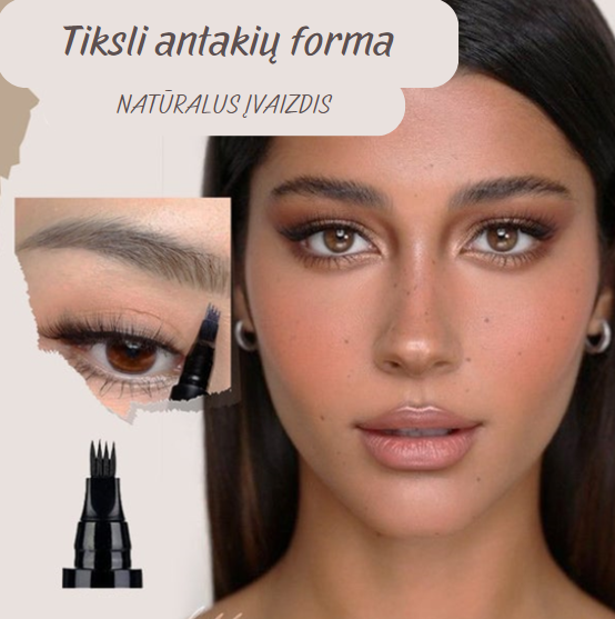 Vandeniui Atsparus Antakių Pieštukas | Tiksli Antakių Formą Akimirksniu