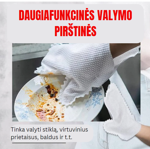 Daugiafunkcinės Valymo Pirštinės | Privalote Išbandyti Šias Valymo Pirštines