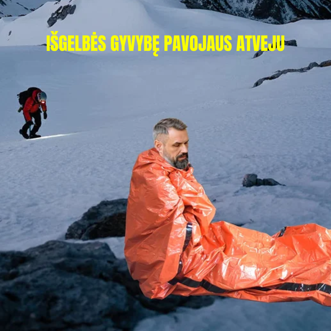 Vandeniui Atsparus Mini Miegmaišis | Sukurtas Taip, Kad Neužimtų Daug Vietos Iškylaujant