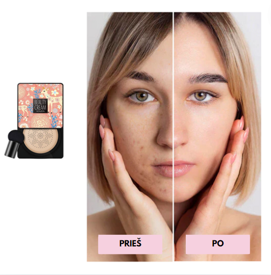 Beauty Cream™ Veido Pudra | Geriausia Jūsų Makiažo Priemonė