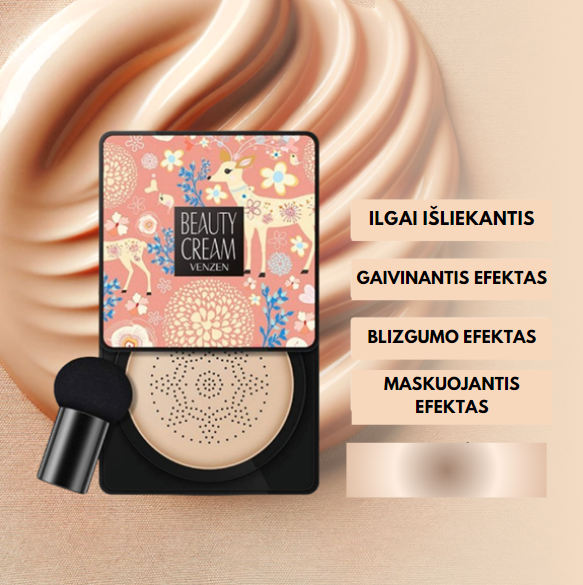 Beauty Cream™ Veido Pudra | Geriausia Jūsų Makiažo Priemonė