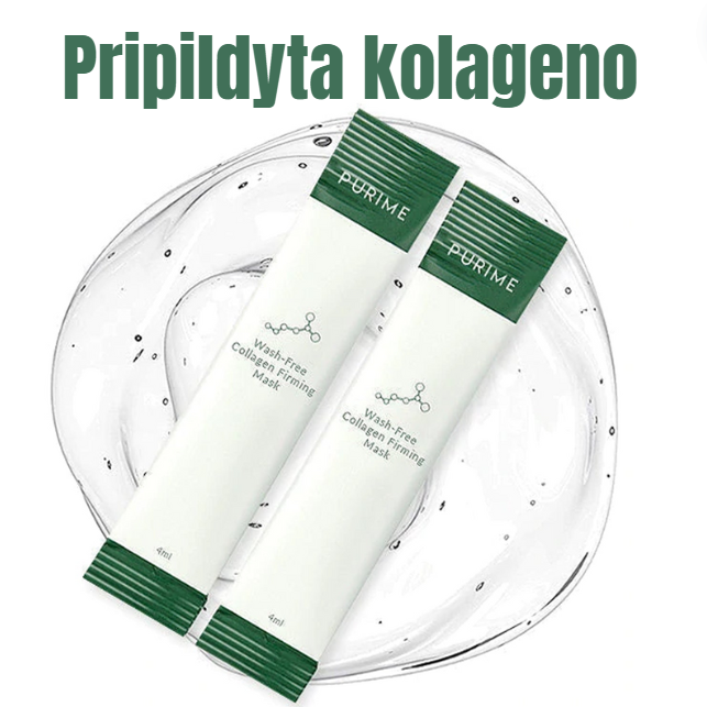 Purime™ Veido Kaukė Su Kolagenu | Spindinti Ir Stangri Veido Oda
