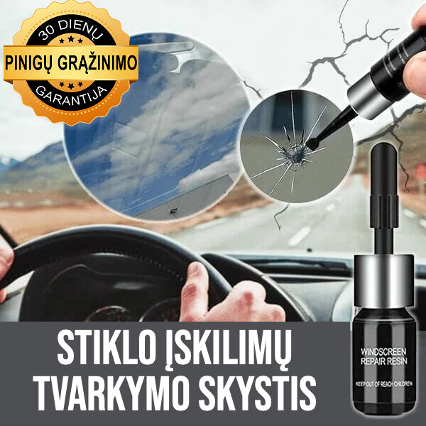 StikloĮskilimųTaisymoSkystis|PigiausiasBūdasSutvarkytiĮskilimus