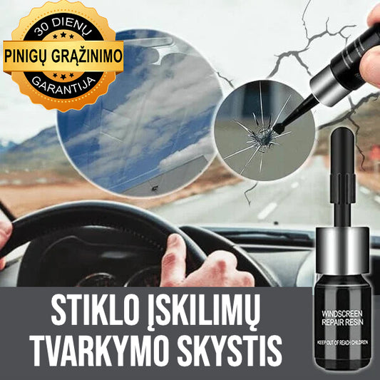 Stiklo Įskilimų Taisymo Skystis | Pigus Būdas Sutvarkyti Įskilimus