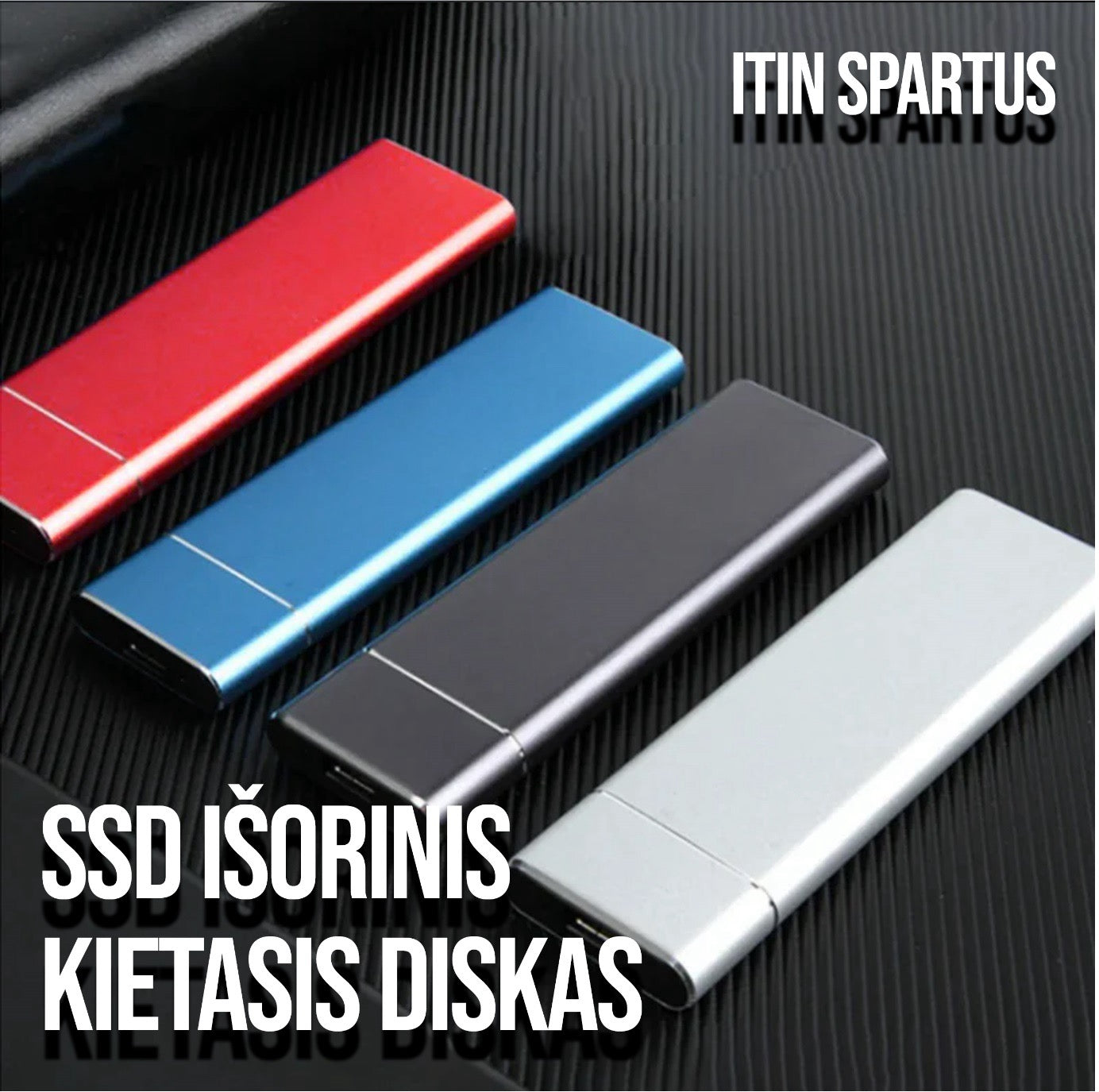 SSD Išorinis Kietasis Diskas | Itin Spartus