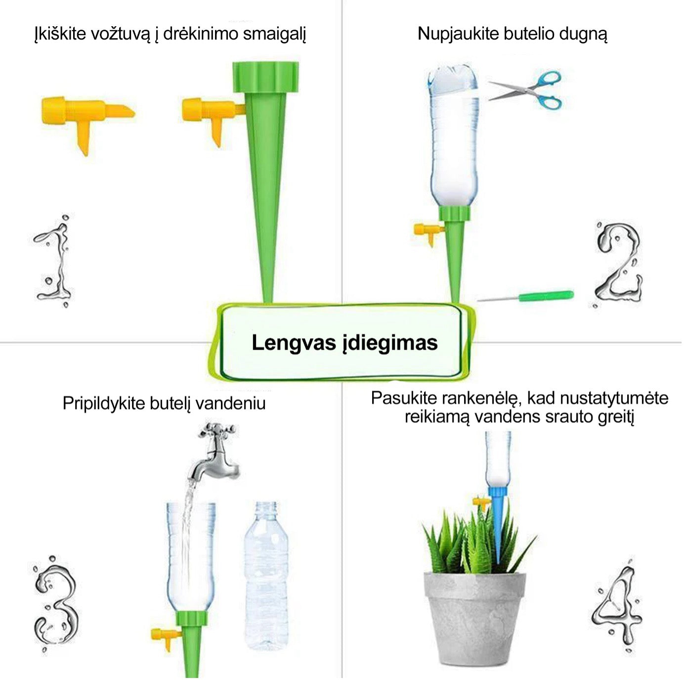 Vazoninių Augalų Laistymo Sistema | Patogus Būdas Laistyti Augalus