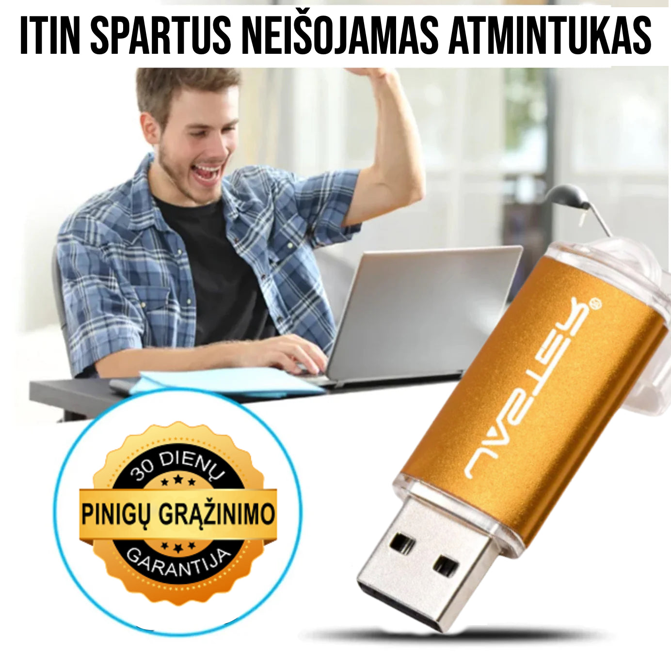 Jaster™ Atmintukas | Itin Spartus ir Talpus Atmintukas