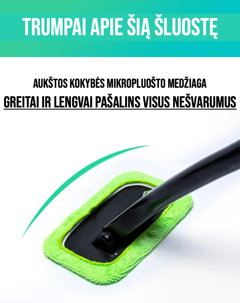 Automobilio Langų Šluostė | Išvalykite Automobilio Stiklus Ir Ne Tik Akimirksniu