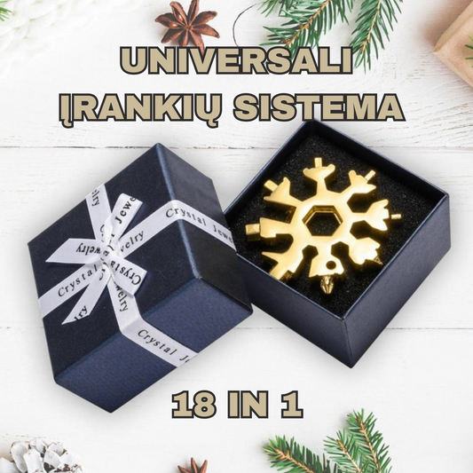 Snaigė™ 18-In-1 Universali Įrankių Sistema | Visi Įrankiai Viename Mažame Produkte