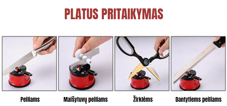 Knifex™ Peilių Galąstuvas | Modernus Bei Patikimas Būdas Galąsti Peilius