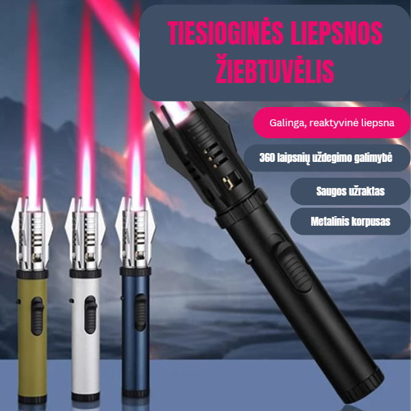 Firex™ Tiesioginės Liepsnos Žiebtuvėlis