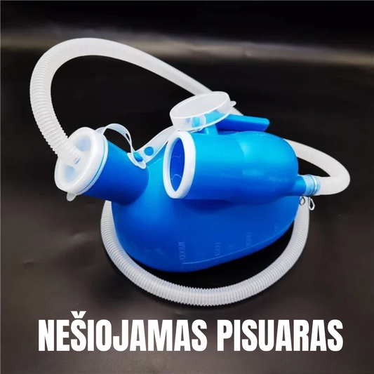 Nešiojamas Pisuaras | Puikiai Tinka Stovyklaujant Ar Vairuojant