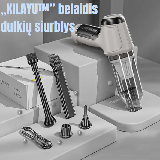 Kilayu™ Belaidis Dulkių Siurblys | Išsiurbsite Net Ir Sunkiai Pasiekiamas Vietas