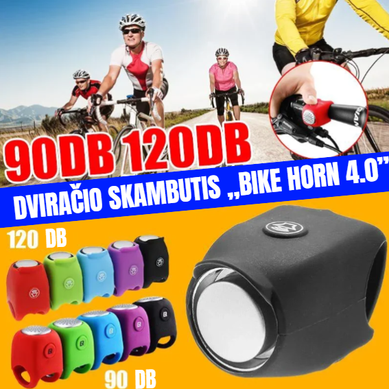 BikeHorn™ Dviračio Skambutis | Labai Garsus Skambutis Jūsų Dviračiui