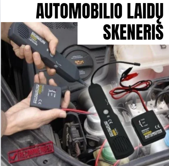 Automobilio Laidų Skeneris | Patogiausias Būdas Surasti Neveikiančius Laidus