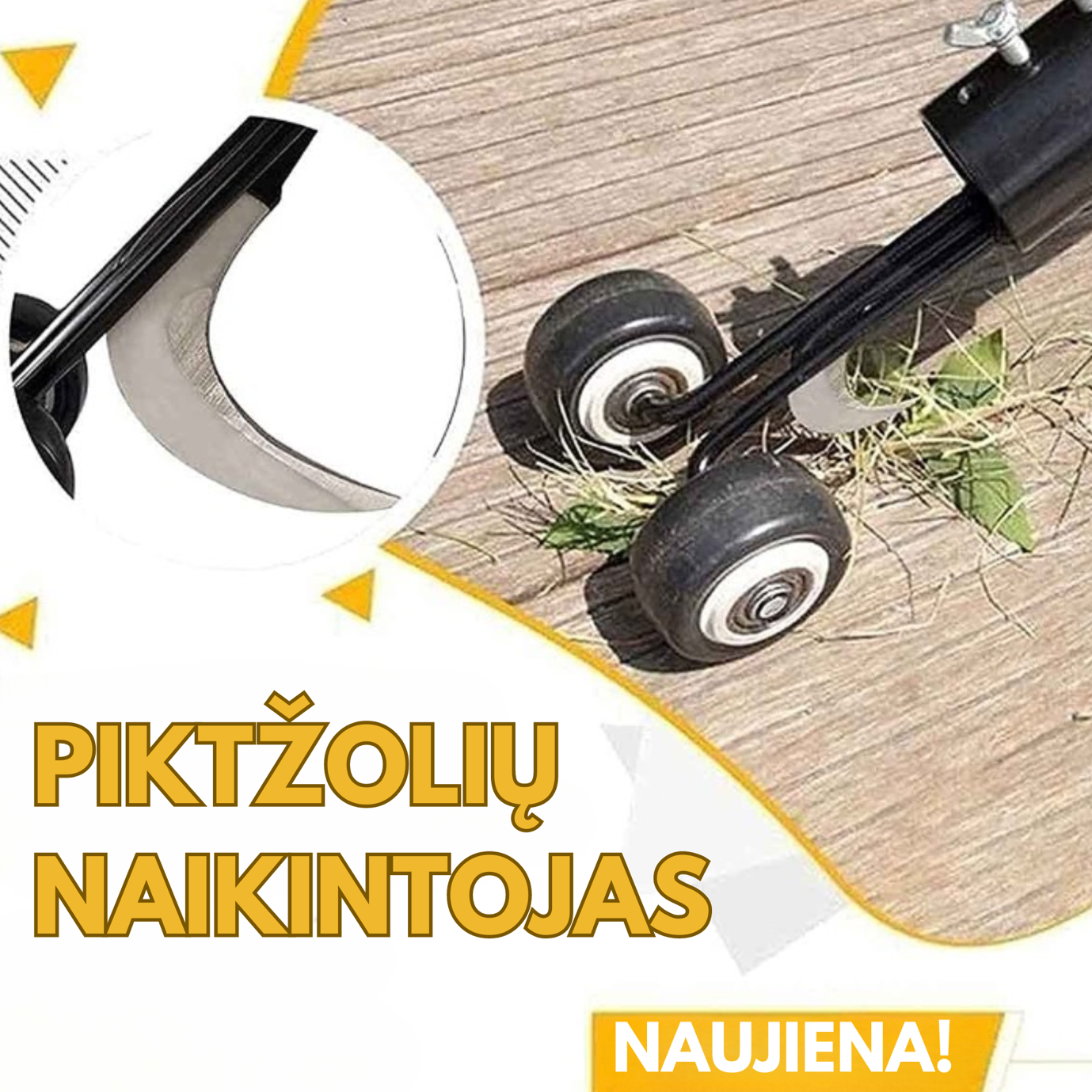 Husqva™ Piktžolių Naikintojas | Nebereikės Klūpoti Ar Lankstytis Raunant Piktžoles