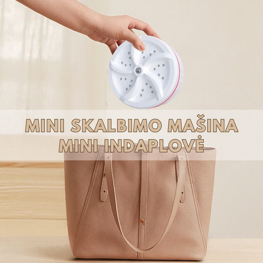 Washy™ Mini Skalbimo Mašina - Indaplovė | Patogus Ir Greitas Būdas Palaikyti Švarą