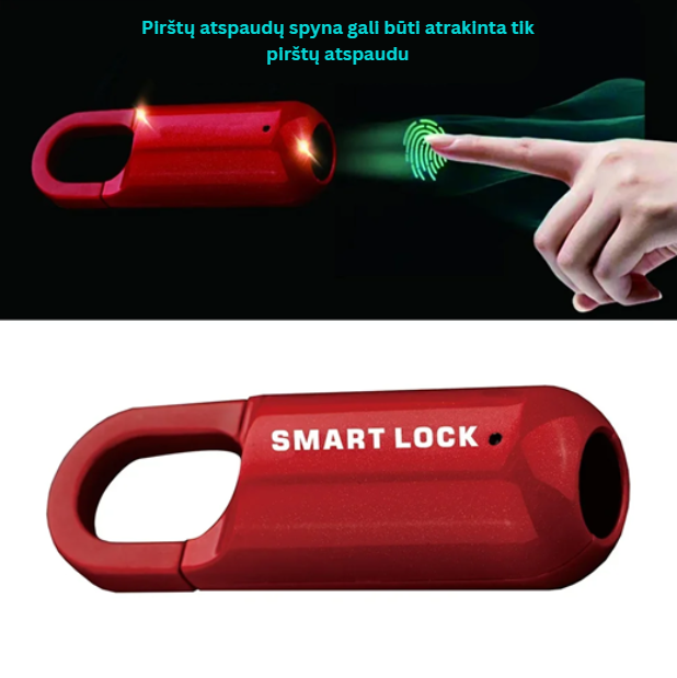 SmartLock™ Išmanusis Pirštų Atspaudo Užraktas | Nebereikės Nešiotis Rakto