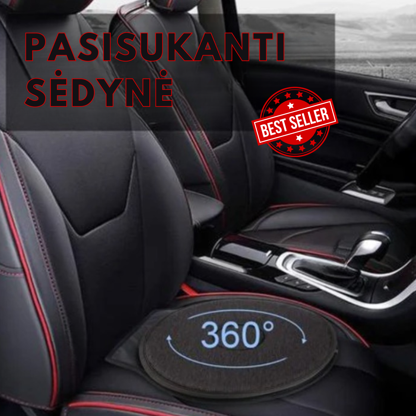 Comfy™ Pasisukanti Sėdynė | Atsistokite Ar Atsisėskite Nepasitempdami Nugaros Ar Klubų