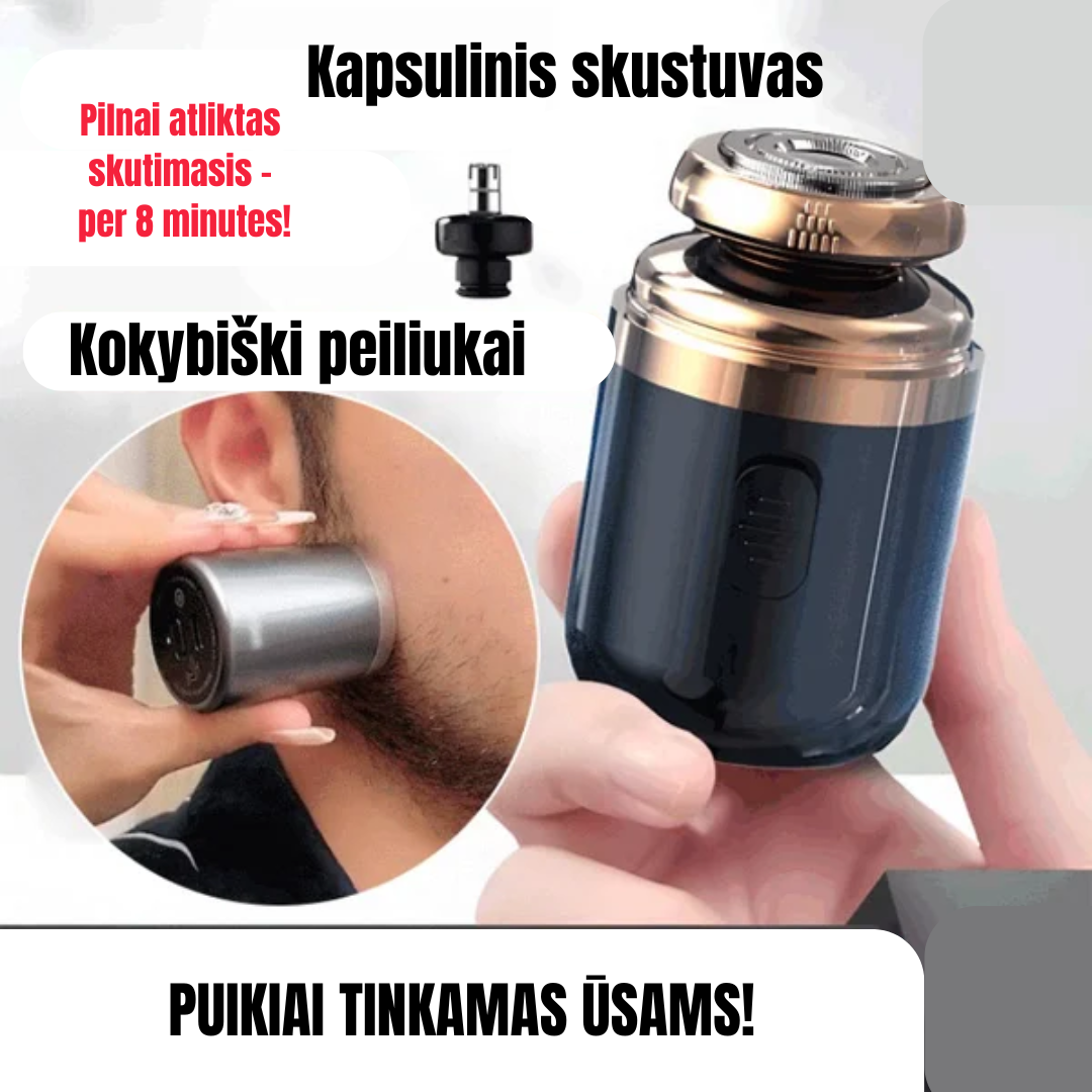 Zynx™ Nešiojamas Mini Elektrinis Skustuvas