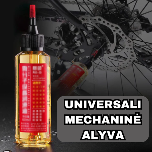 Universali Mechaninė Alyva | Prailginkite Įvairių Mechanizmų Tarnavimo Laiką