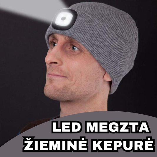 LED Megzta Žieminė Kepurė | Sprendimas Aktyvumą Mėgstantiems